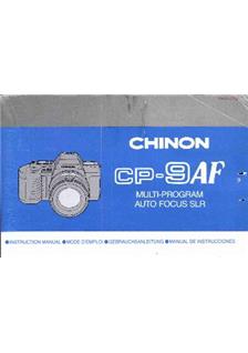 Chinon CP 9 AF manual. Camera Instructions.